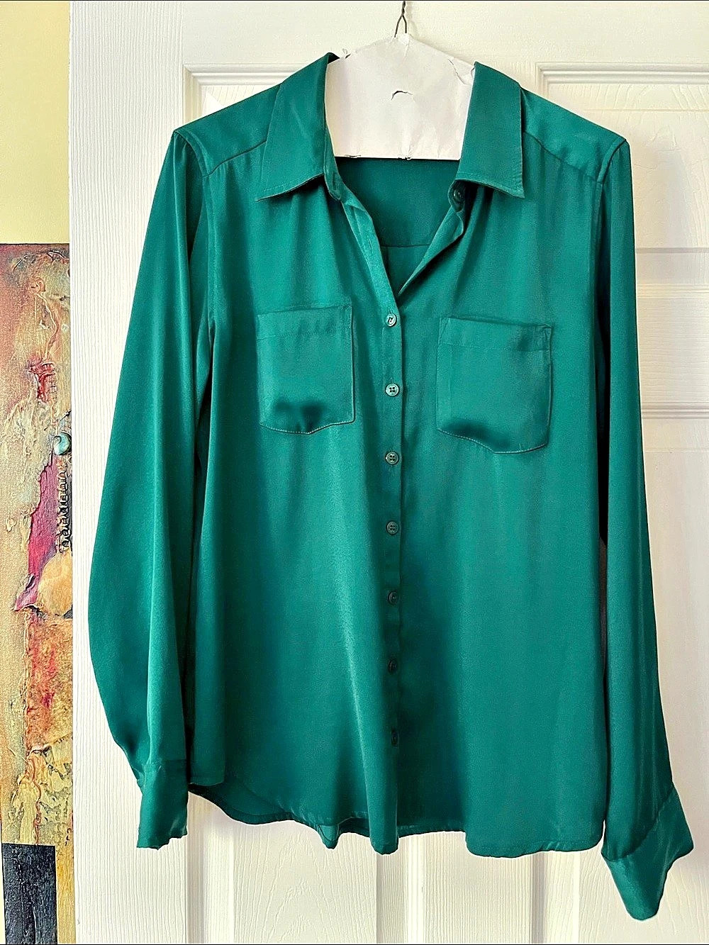 GUESS Green Button Down Shirt